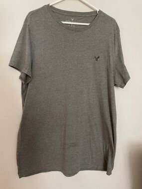 American Eagle Outfitters Gray Short Sleeve Crew Tee